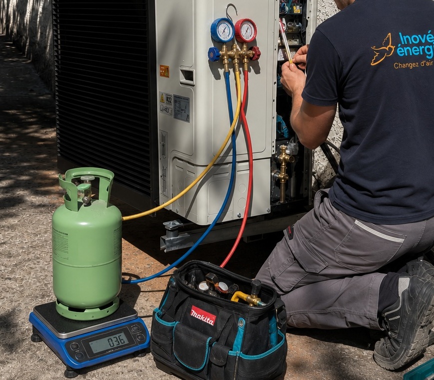 Fluide frigorigène R407c (au kg)